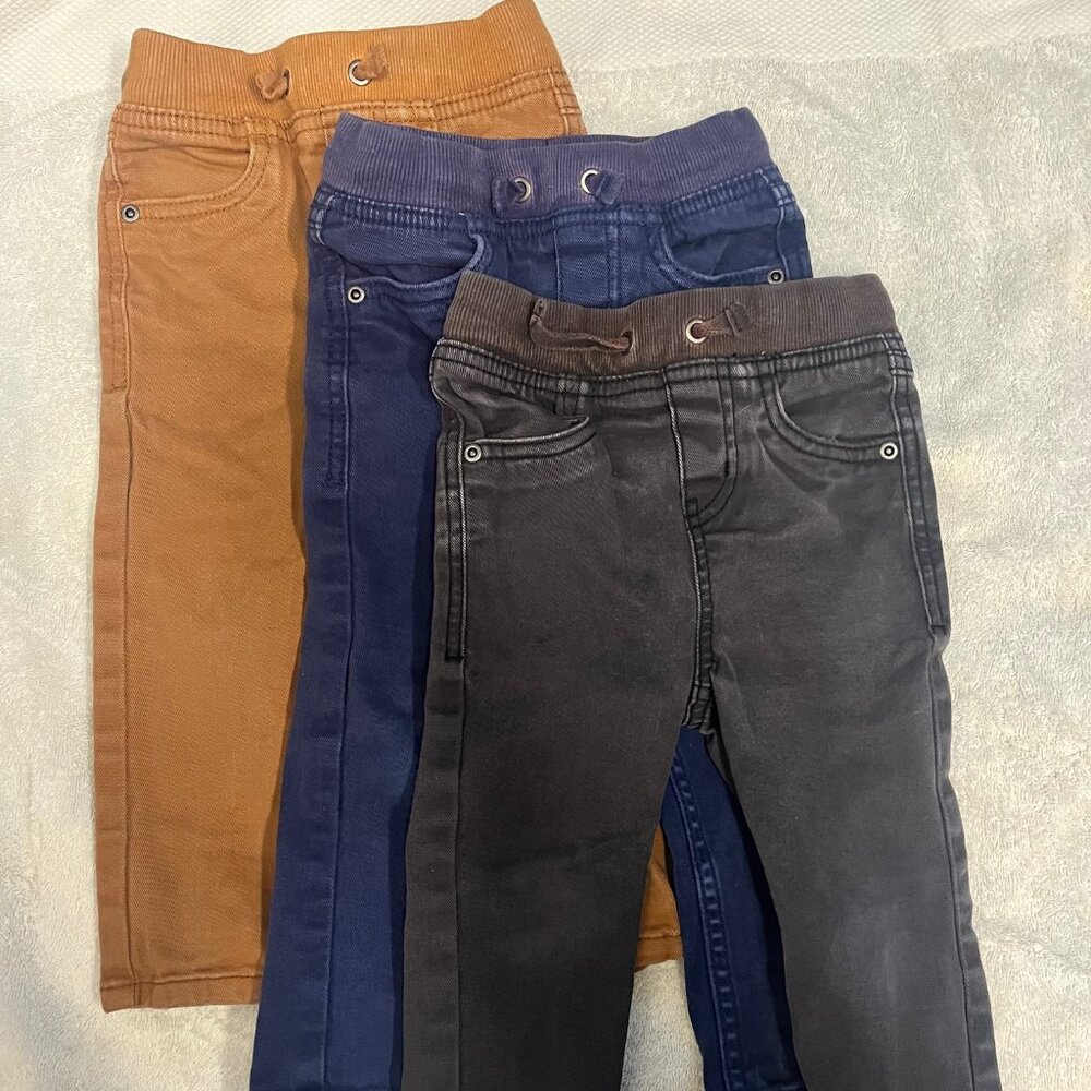 Hanna Andersson Slim Fit Twill Pull on pants 2T